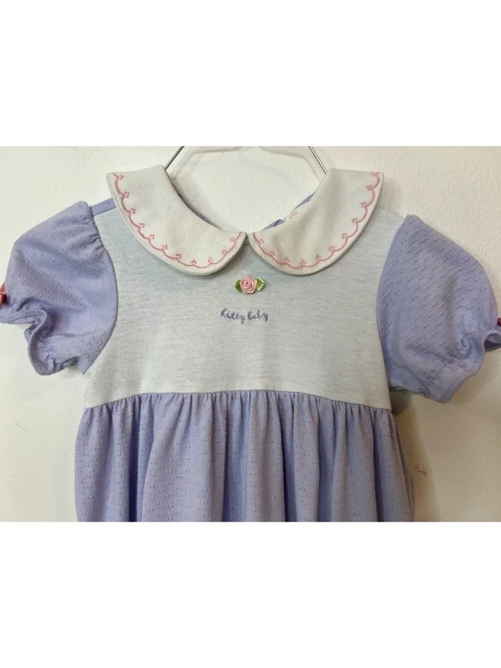 Bitty Baby By American Girls Lavender Nightgown Girls LARGE Dress like your doll